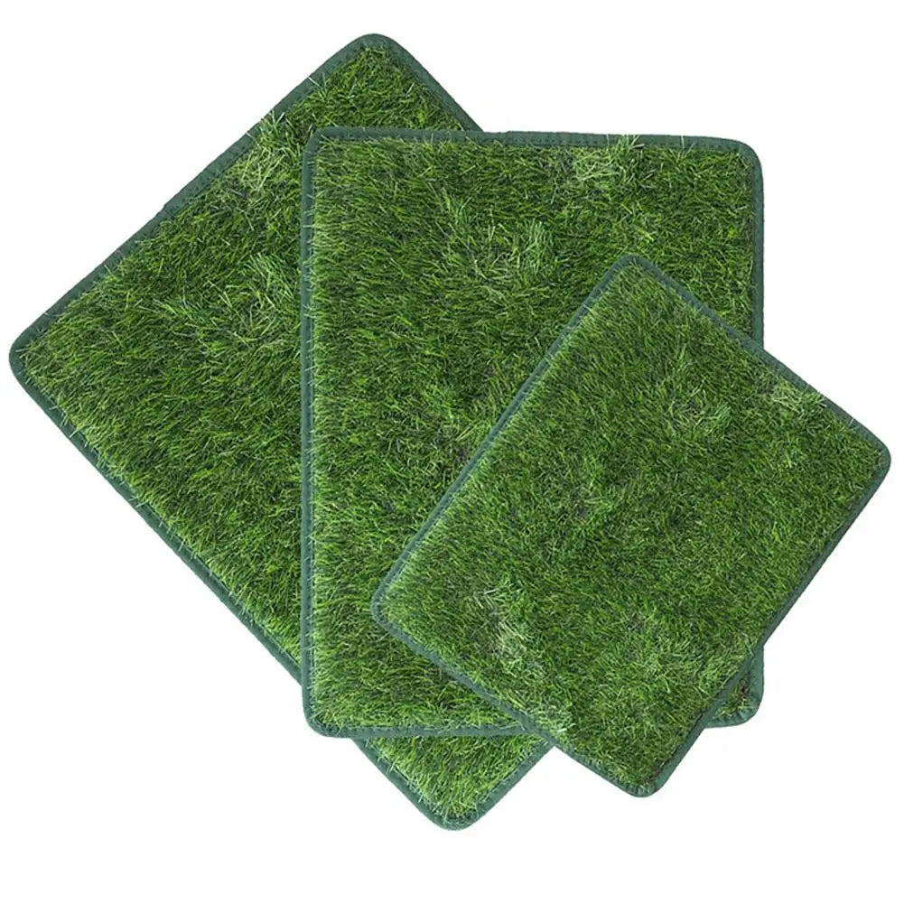 1pcs Pet Artificial Lawn Mat For Training Puppy Pee Indoor Outdoor Leak Proof Easy Clean Washable Non Slip Dogs Toilet Tray Tool