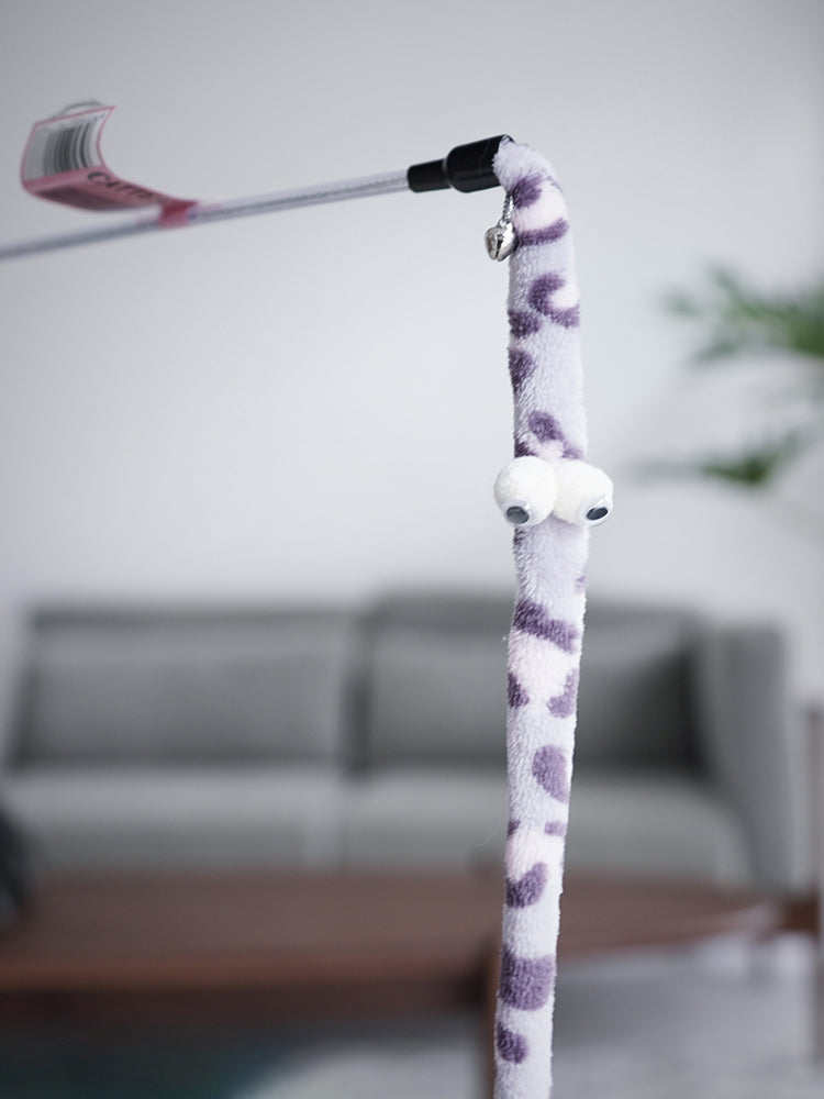 Cat Toy Feather Cat Teaser Wand Cat Interactive Toy Funny Caterpillar Colorful Rod Teaser Wand Pet Cat Supplies Cat Accessory