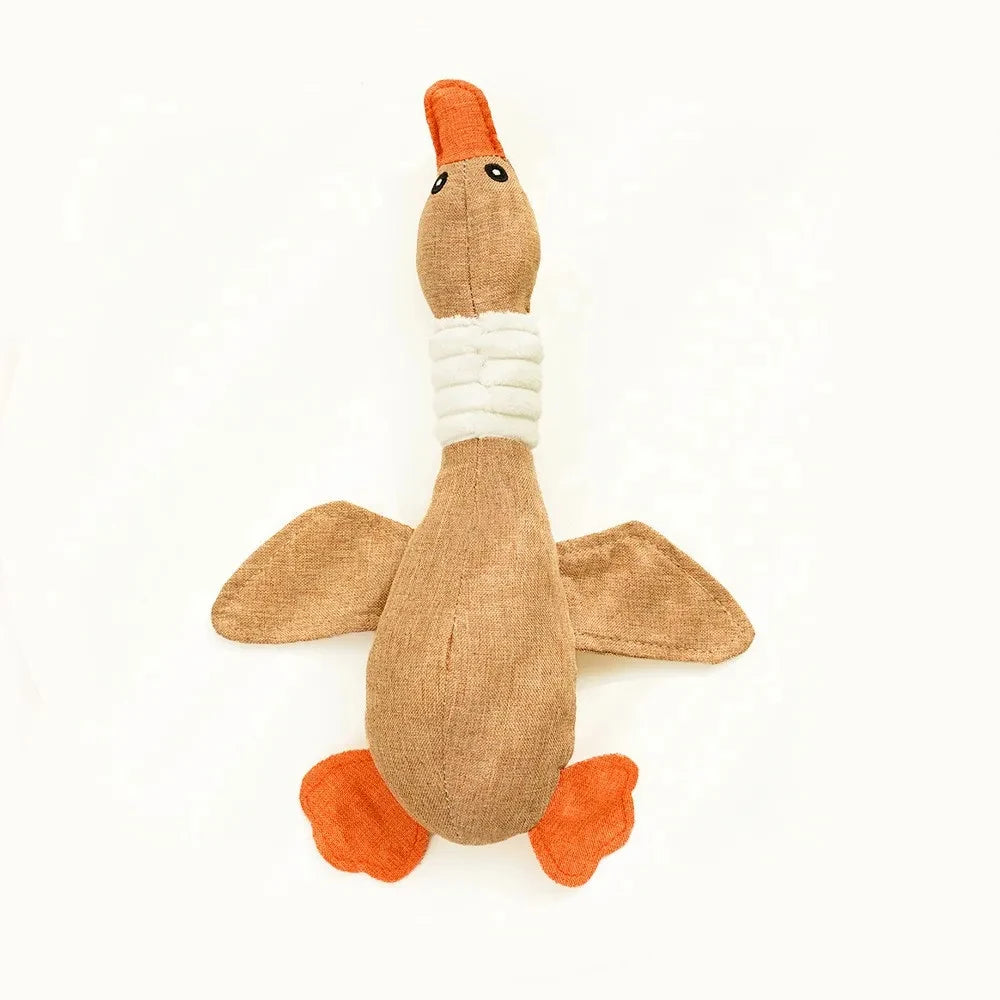 Plush Goose Sound Toy for Pets