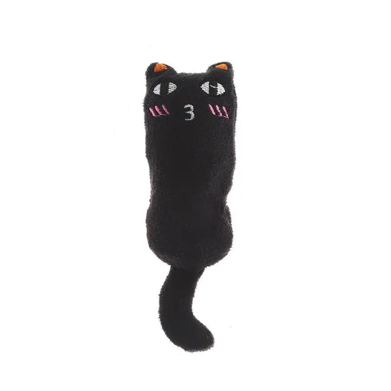 Cute Cat Toys Funny Interactive Plush Cat Toy Mini Teeth Grinding Catnip Toys Kitten Chewing Squeaky Toy Pets Accessories