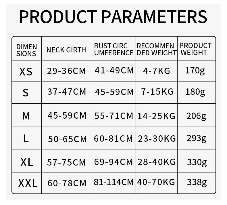 Service Dog Chest Harness No Pull Dog Hook Suitable Large Dog Vest Style Walking Rope Control Dog Strap Accessories Prevent Loss