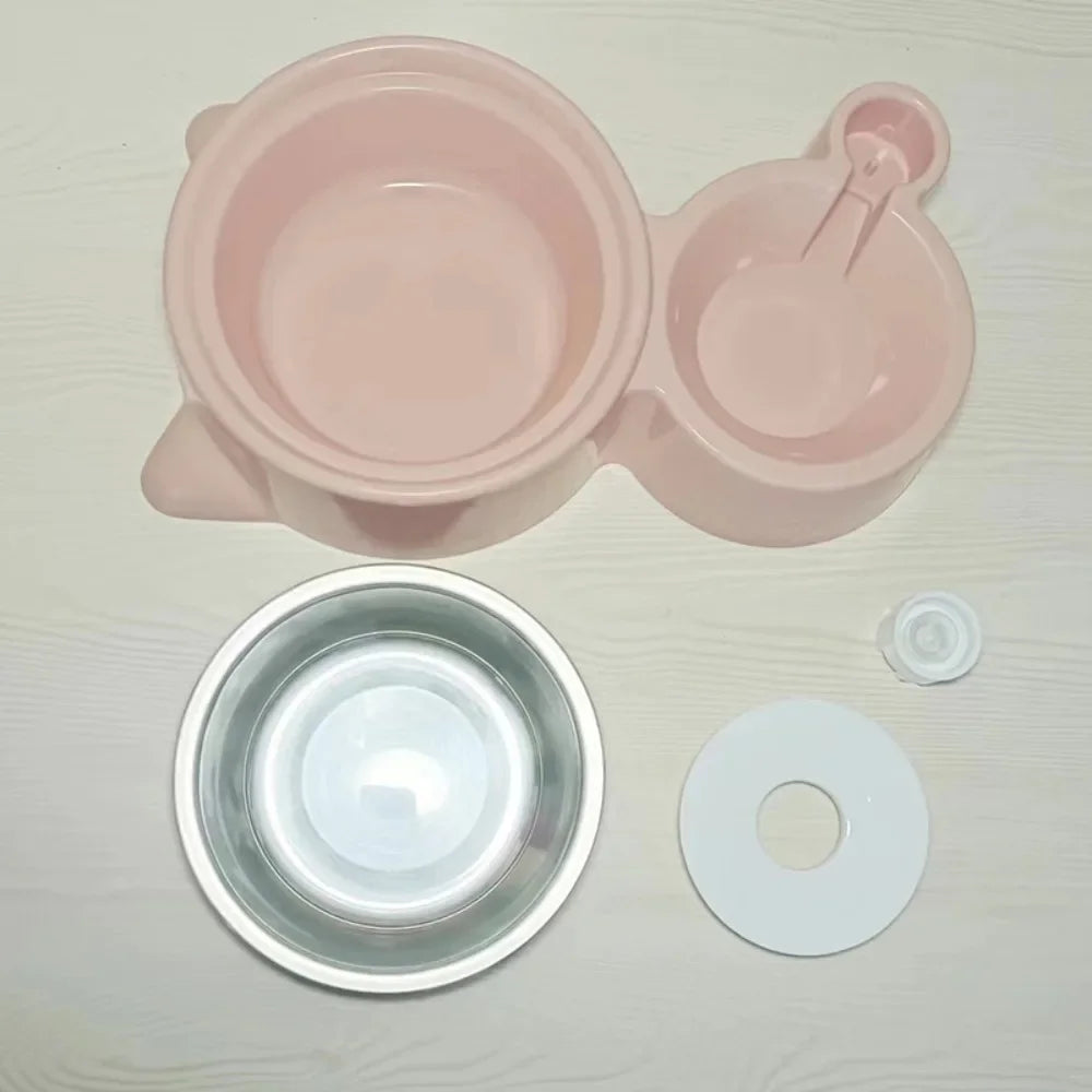 Pet Water Dispenser for Cats and Dogs  Automatic Water Storage Pet Food Bowl Food Container with Waterer Pet Supplies