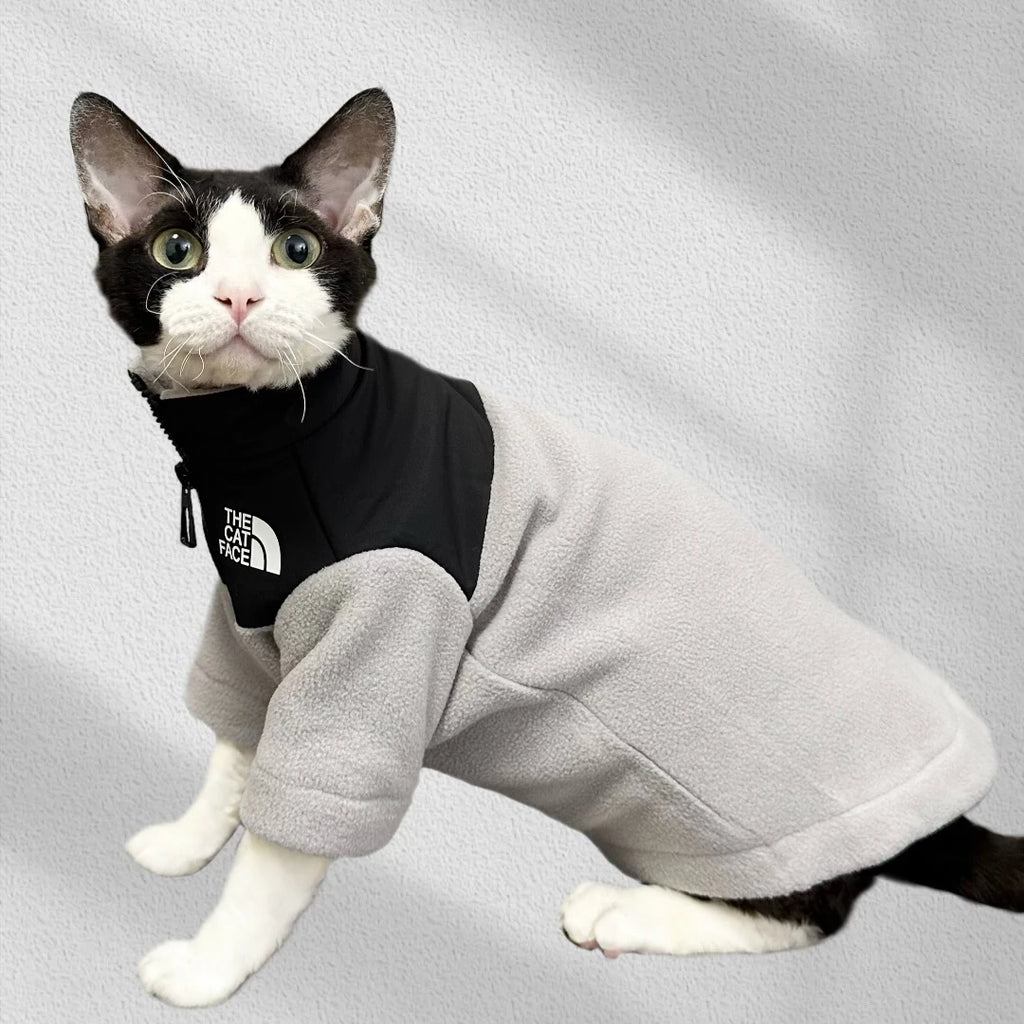 Fashion Handmade Sphynx Cat Clothes Soft Kitten Cat Jacket Luxury Warm Costumes For Sphinx Devon Cat ropa para gato