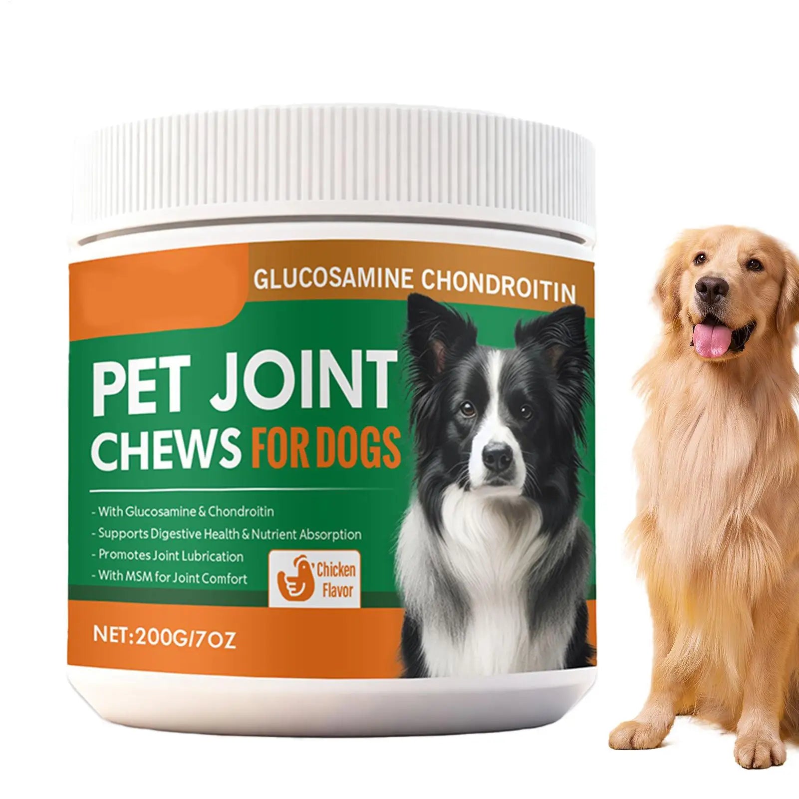 Dog Joint Supplement Chewable Pill Nutrient Pet 100-piece Joint Health For Dogs For Home Travel Daily Care Digestive Absorption