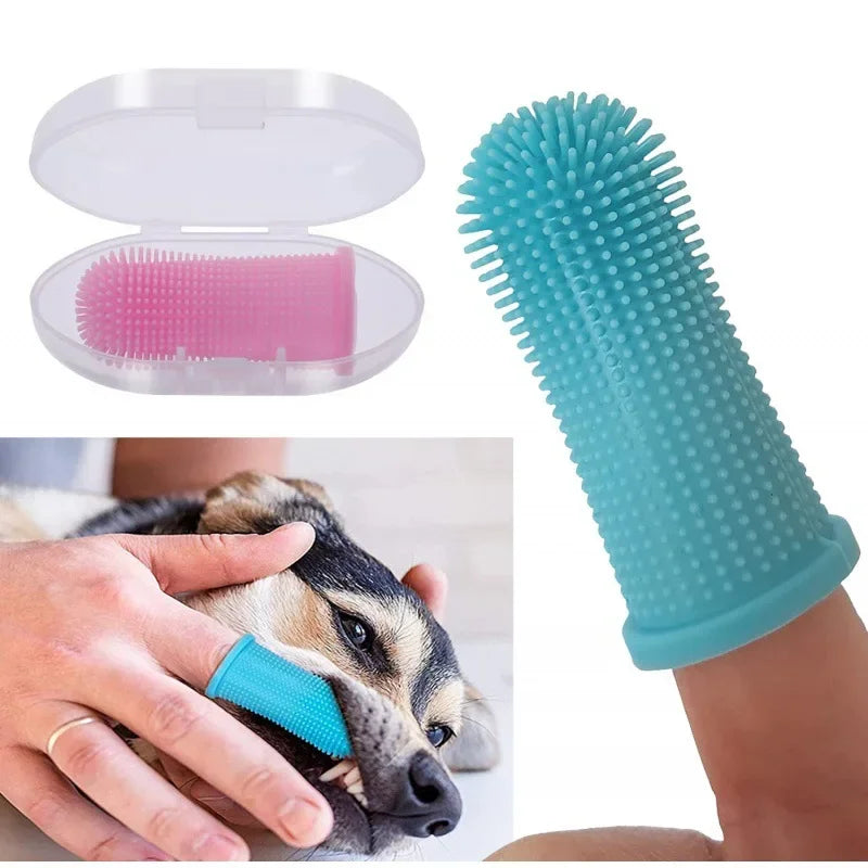 Dog & Cat 360 Silicone Finger Toothbrush