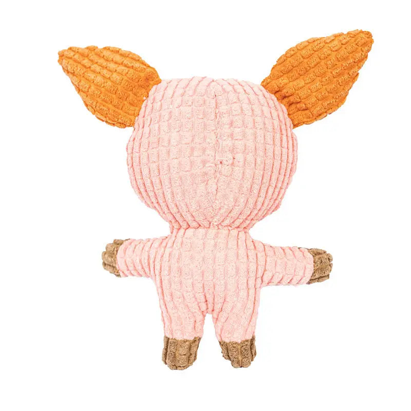 Plush Pet Dog Squeak Toys for Small Dogs Cute Pig Elephant Molar Training Decompress Interactive Dog Sound Toy Bite Resistant