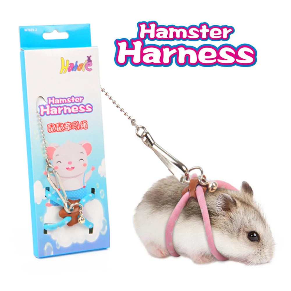 Adjustable Small Pet Harness & Leash Set