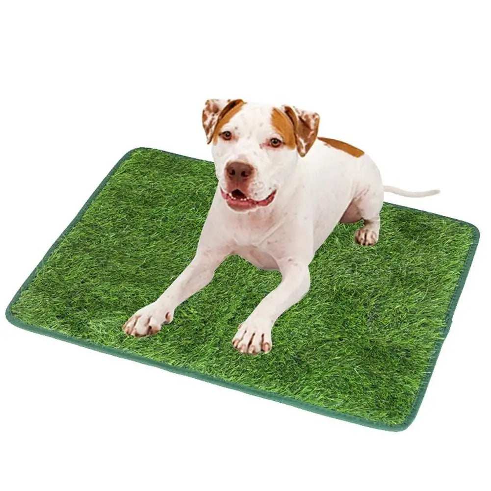 1pcs Pet Artificial Lawn Mat For Training Puppy Pee Indoor Outdoor Leak Proof Easy Clean Washable Non Slip Dogs Toilet Tray Tool