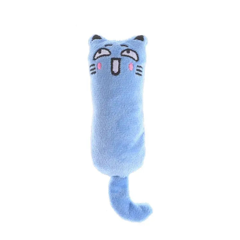 Cute Cat Toys Funny Interactive Plush Cat Toy Mini Teeth Grinding Catnip Toys Kitten Chewing Squeaky Toy Pets Accessories