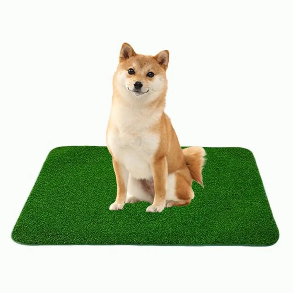 1pcs Pet Artificial Lawn Mat For Training Puppy Pee Indoor Outdoor Leak Proof Easy Clean Washable Non Slip Dogs Toilet Tray Tool