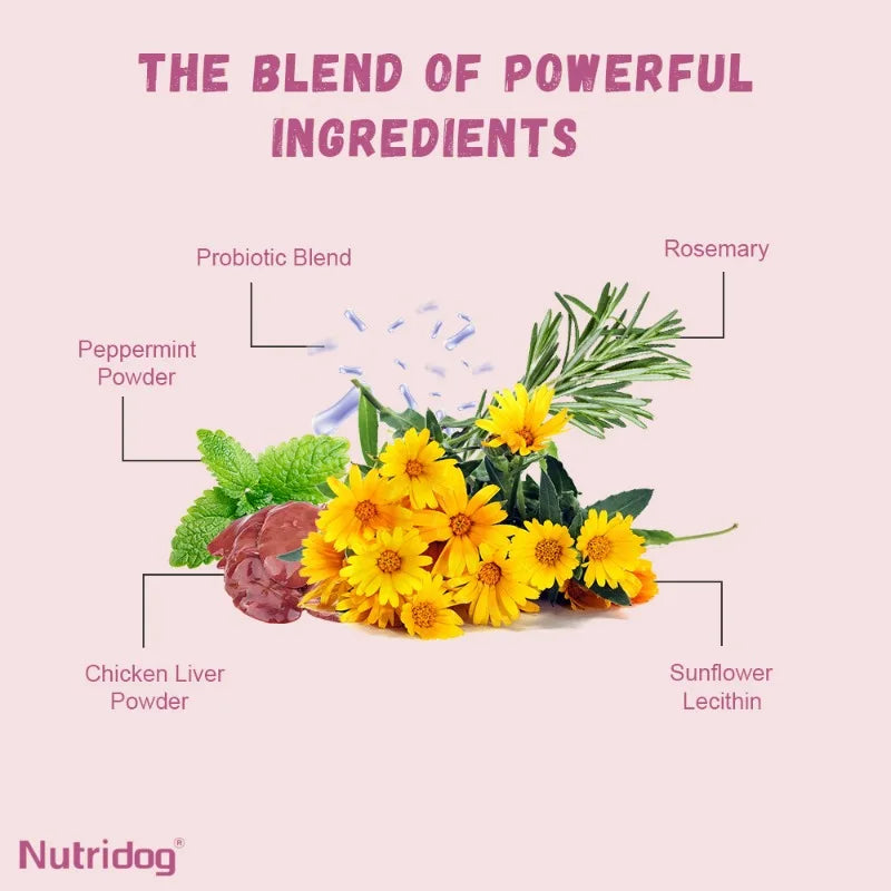 Dog Food No Poop With Probiotics - Reduces stool volume&improves soft stools Supports digestive health for sensitive stomachs