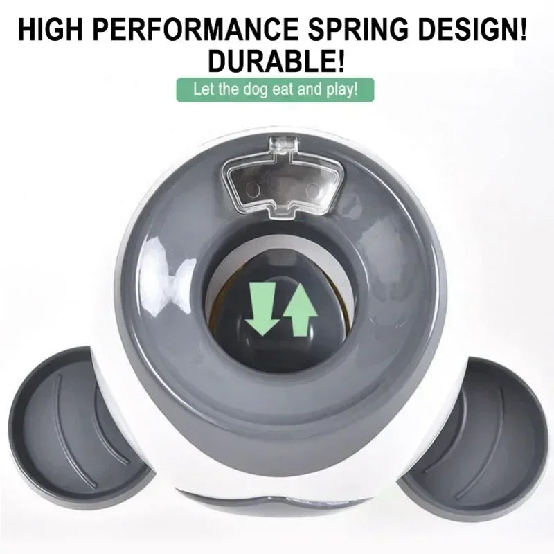 Automatic Ball Launcher for Dog Toy, Interactive Tennis Ball Launcher Machine for Medium Dogs, Interactive Training Smart Feeder