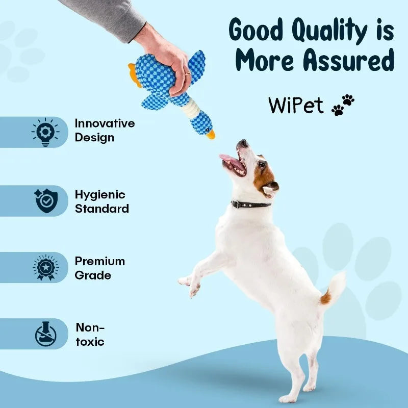 Indestructible Cat Dog Toys for Aggressive Chewers Cats Dogs,Chew Squeak Toy Cats Dogs Interactive Plush Doll Pet Products