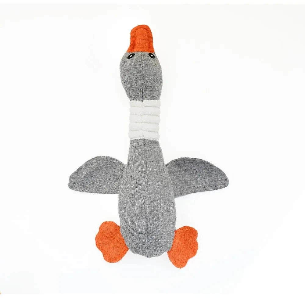 Plush Goose Sound Toy for Pets