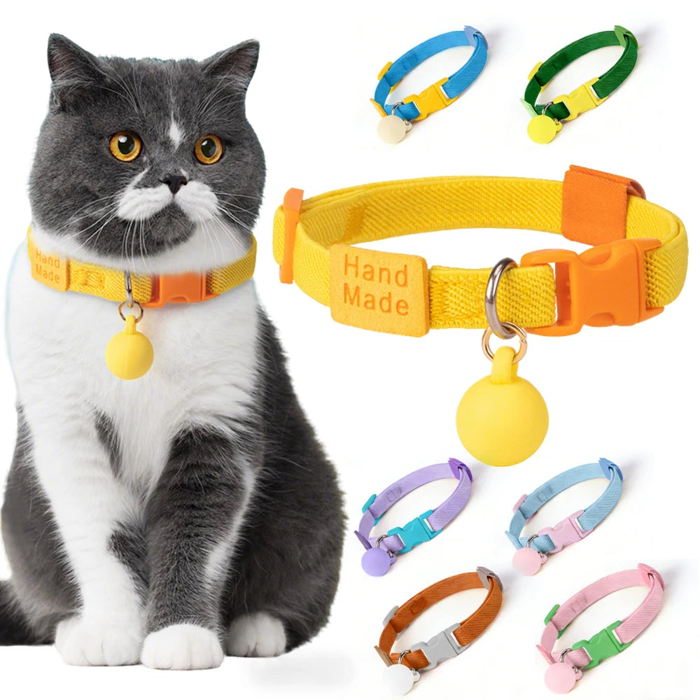 High elasticity Cats Bells Collars Adjustable Dog Leash Pet Collar for Cats and Small Dogs Pet Supplies