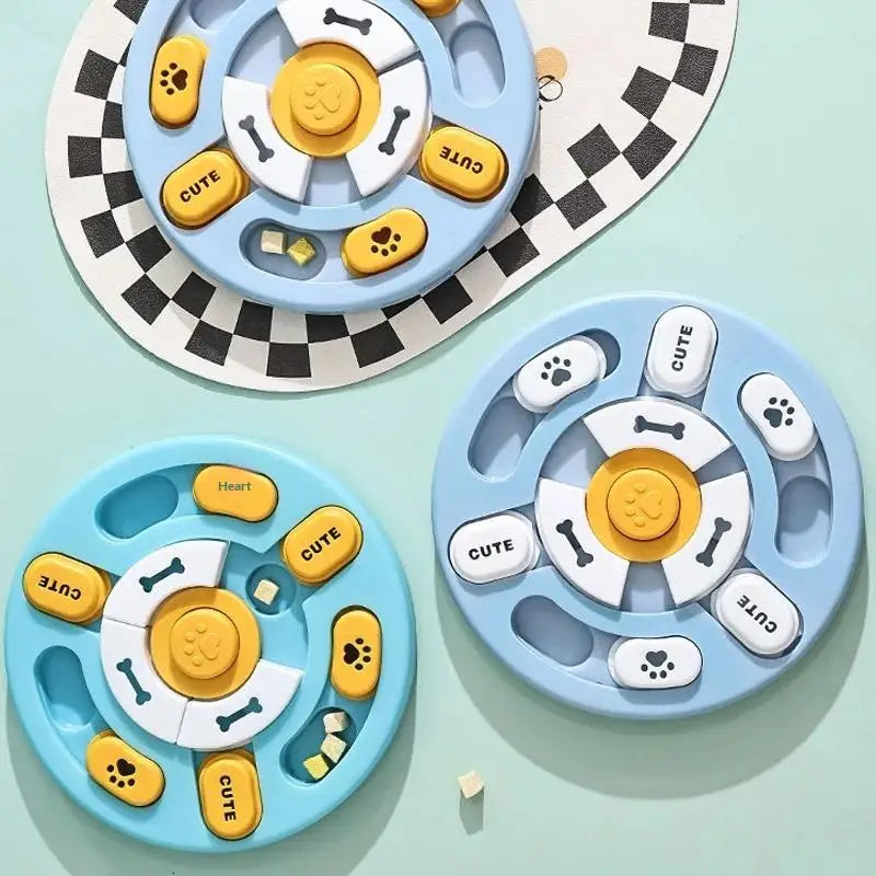 Pet Sound Educational Toys Dog Slow Food Basin Cat Dog Educational Toy To Relieve Boredom, Interactive Educational Feeding Toy